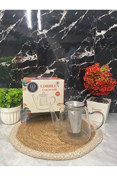 KRD Home إبريق زجاجي بسعة 1000 ملليتر