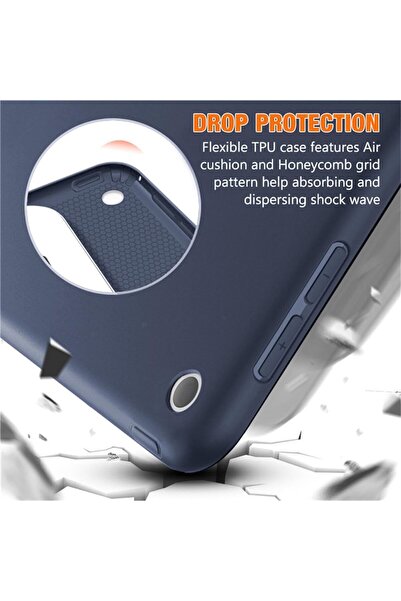 SIGLOO Premium case iPad Air 11 (2024)/Air 5/4 10.9, leather + silicone, shockproof, Green