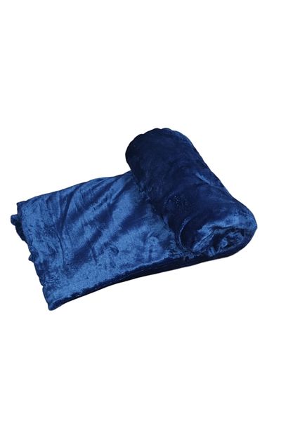 OEM Cocolino fluffy blanket 200x230cm, navy blue