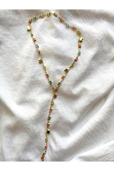 DEFORA Gold Red Cherry Model Y Necklace