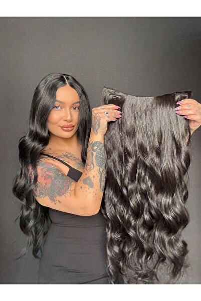 Suzan Peruk U Part Çıtçıt Saç Gerçek doğal saç