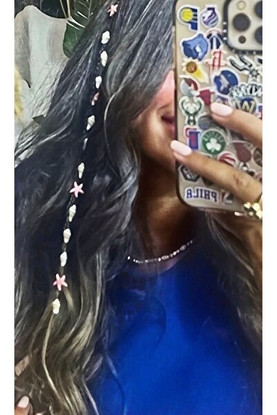 hbtasarim Hair Accessory Hair Ornament Hair Tinsel Pink Starry