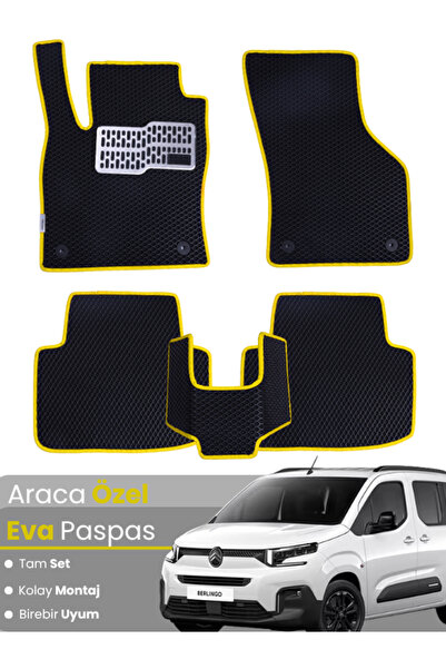 Figapp مجموعة كاملة من سجادة EVA لسيتروين بيرلينجو (2019 وما بعدها) - مطابقة ...