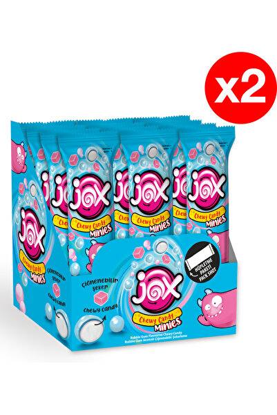JOX DURUKAN MINIES – Bubble gum flavored gummy candies 12gx 12 pieces