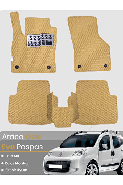 Guerrino مجموعة كاملة من سجادة EVA المتوافقة مع Fiat Fiorino (2013-2025) - مط...