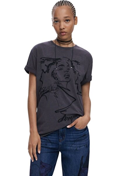 Desigual Μπλουζάκι Βουδαπέστης - 25WWTK47-6020