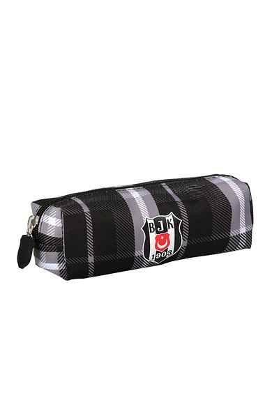 Beşiktaş Plaid Patterned Single Eyed Pencil Bag Pen Holder