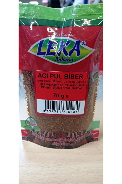 leka baharat Zehir Acı Pul Biber – Yöresel & Aromalı Baharat | Zehir Acı | 70 g
