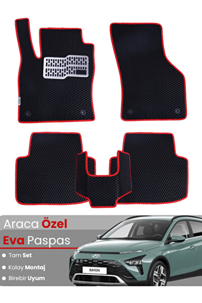 stiloto Hyundai Bayon (2021-2025) Uyumlu EVA Paspas Tam Set – Araca Özel Tasa...