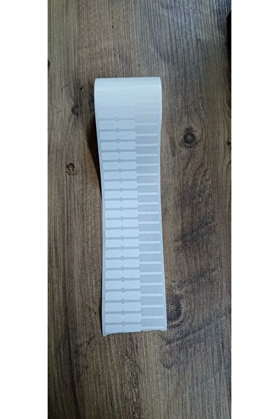 Burada Etiket 72x10 mm PP Opak Kuyumcu & Gözlükçü Yüzük Etiketi 1250 Adet 1 Rulo
