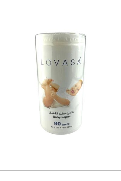 Lovasilver Aloe Vera Baby Wipes 80 Wipes