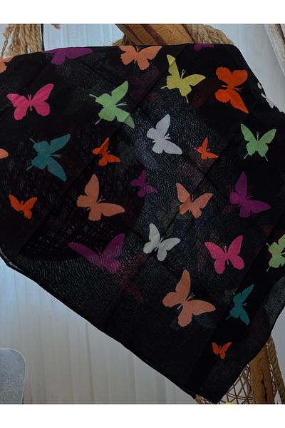 XUPING JEWELRY Colorful Butterfly Themed Bandana
