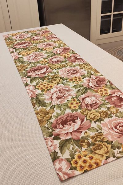 Altın Kuğu Panama Linen Runner 40X140 cm