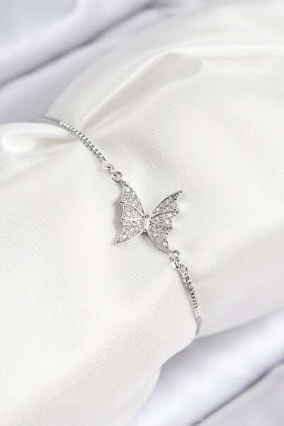 Leyaton Lwlhmrs-Ieg Ieg ™   Brass Zircon Stone Model Silver Color Women's Bra...