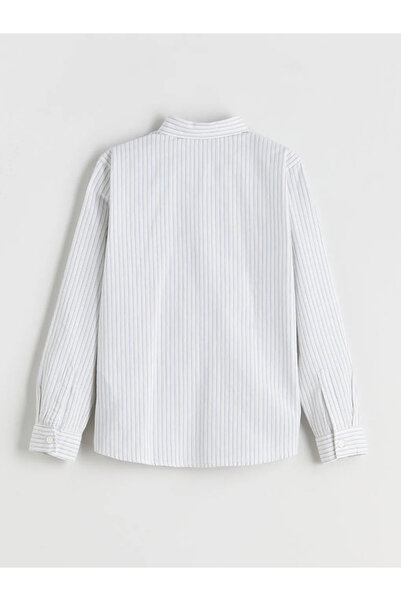 LC Waikiki Cămașă pentru băiat cu dungi albe LCW ECO