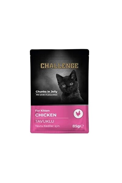 Genel Markalar Challenge Tavuklu Pouch Yavru Konserve Kedi Maması 1 Adet 85 Gr