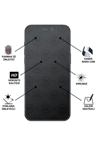 EYKA ELEKTRONİK Samsung Galaxy S21 Plus 5g Sm-G996 Matte Unbreakable Glass Na...