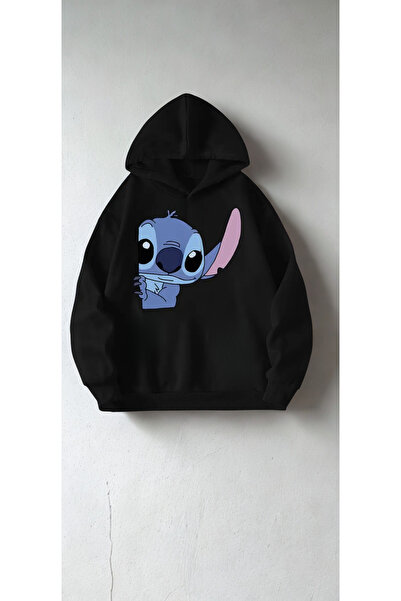 Baxia KARAKTER Baskılı Kız/Erkek Çocuk Kapüşonlu Sweatshirt (YENİ ÜRÜN)