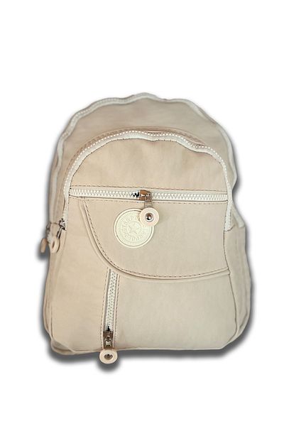 torime 4-Eye Black Waterproof Crinkle Backpack School Bag