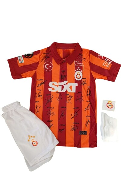 SPECİAL ARENA 𝙶𝙰𝙻𝙰𝚃𝙰𝚂𝙰𝚁𝙰𝚈 5 YILDIZLI SANE 10 100. YIL İMZALI ÇOCUK TARAFTAR FORMASI 4 LÜ SET