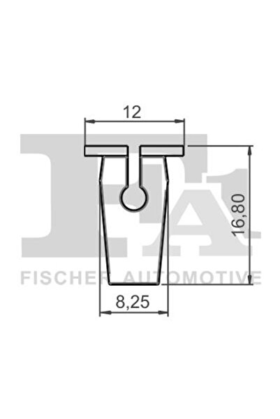 FA1 Clips pentru acoperire decorativă și protecție, model 11-60022.10