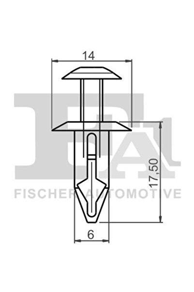 FA1 75-30002.25, Clipsuri pentru acoperire decorativă și protecție