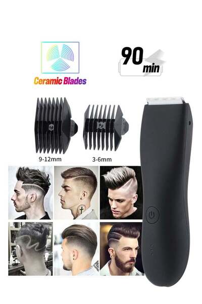 Hope 200W Groin Trimmer for Men – Waterproof Rechargeable Body Hair Groomer (Ceramic Blade)