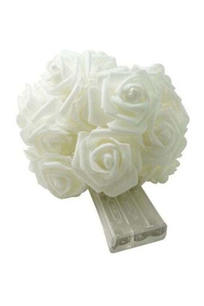 Generic Beauenty 20LED Warm Flower Designed String Light For Christmas White 9x22centimeter White 9x22cm