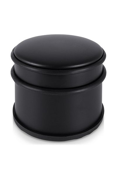 shumee 9cm black steel doorstop