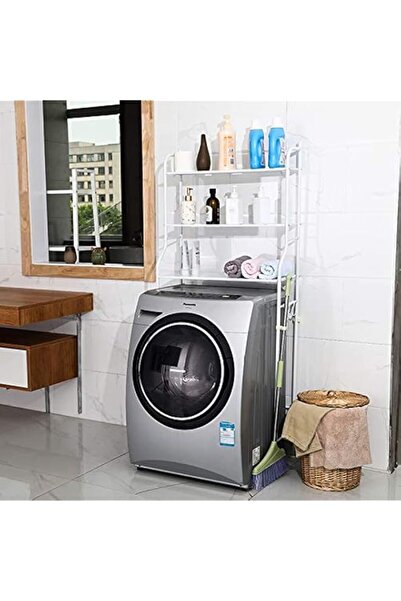 Generic 3 Layer Metal Washing Machine Storage Shelf Rack,Space Saver Organize...