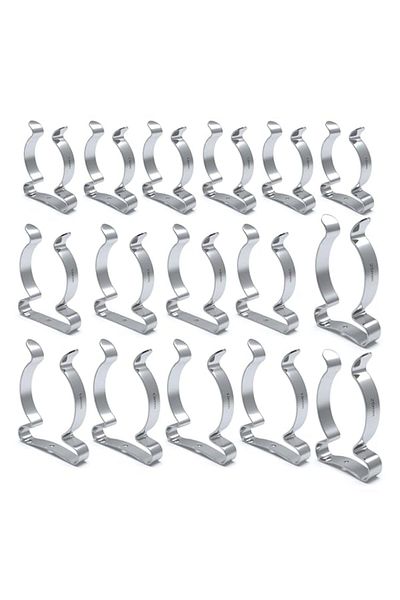 Generic Tool Spring Terry Clips, 13mm*4 / 16mm*4 / 19mm*4 / 25mm*4, Tool Holder Garage/Shed Storage Grip Ti