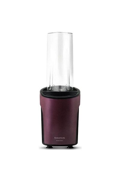 Taurus Blender Smoothie Shake Away, 450 W, Free of BFA, 2 cups 0.6 l, Ice crushing function (Purple/