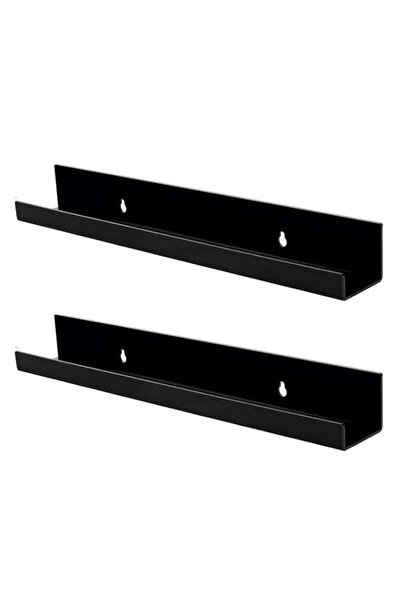 Generic رفوف إيفرون أكريليك للأطفال، رفوف كتب سوداء بملصقات لاصقة، ديكورات غر...