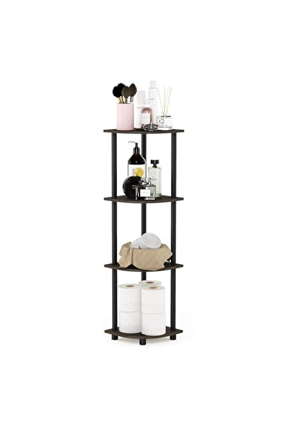 Generic Furinno Turn-N-Tube 4-Tier Corner Display Rack Multipurpose Shelving ...