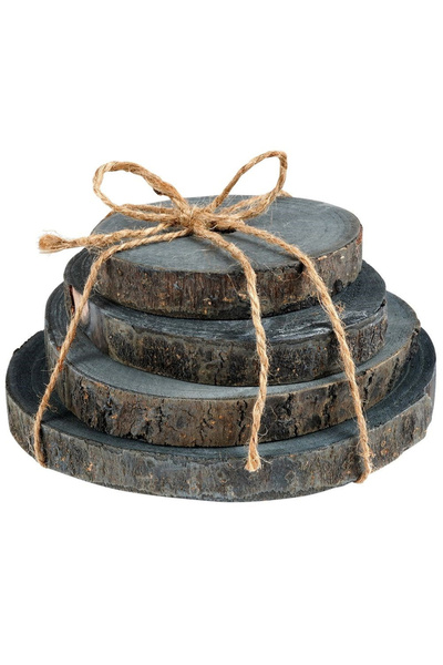 shumee Wood Slice Pad, 4 Pieces