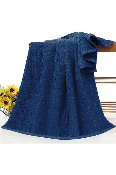 MAXQON Beach Towel - 100% Cotton 600 GSM Over Sized (90x180cm), Highly Absorbent Bath Sheet For Pool