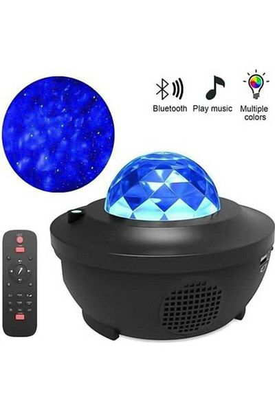 Generic ACLIX LED Star Projector Light With Remote Control Multicolour