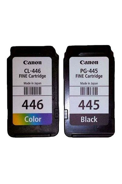 Canon 2-Piece Ink Cartridge 446 Tricolor/445 Black