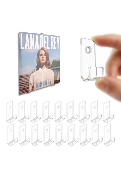 Generic 30 Pack Acrylic Vinyl Record Display Shelf Wall Mount - Minimalist Wa...
