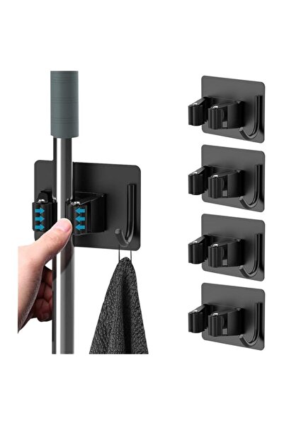 Generic AMERTEER Mop Broom Holder No Drill SUS304 Stainless Steel, Mop Broom ...