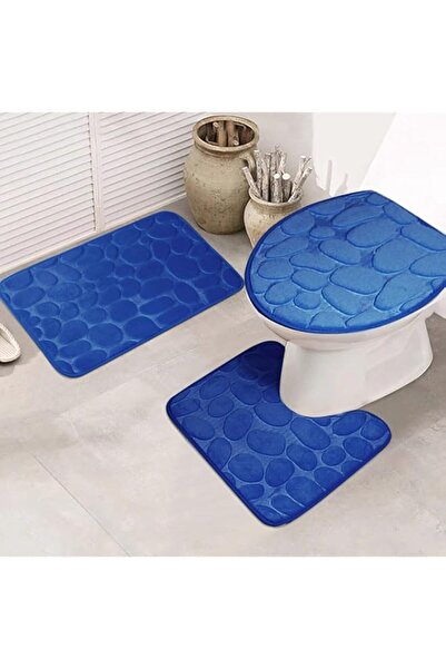 Generic سجادة من إسفنج الذاكرة مكونة من 3 قطع، سجادة أرضية، سجادة سريعة الامت...