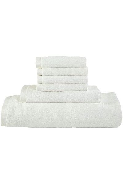 MAXQON 6-Pieces Towel Set - 100% Cotton 600 GSM, Highly Absorbent Super Durable