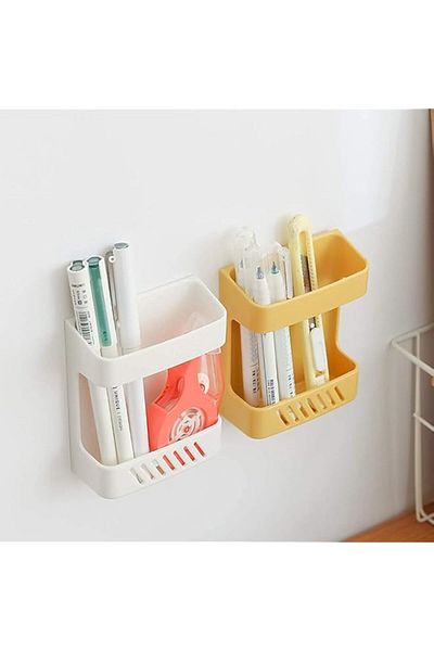 Generic Lifelog Storage Rack Holder Remote Control Storage Box, Remote Control Holder Wall Mounted Adhesive
