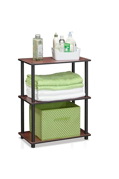 Generic Furinno Turn-N-Tube 3-Tier Compact Multipurpose Shelf Display Rack, D...