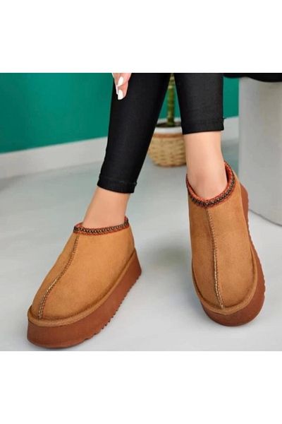 ufukmoda Foyk Tan Suede Boots