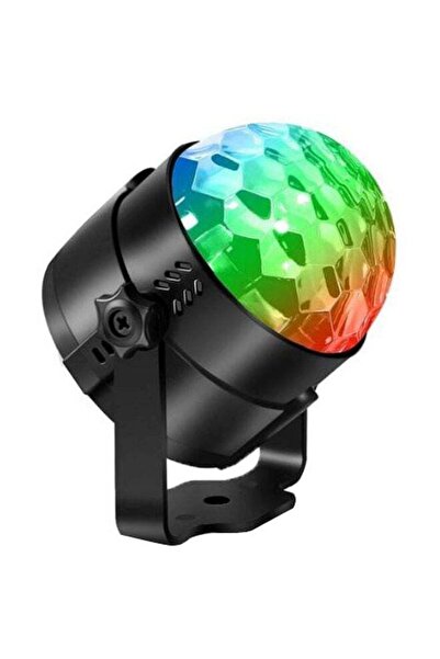Generic ضوء ديسكو LED متغير اللون من Beauenty مع جهاز تحكم عن بعد باللون الأسود