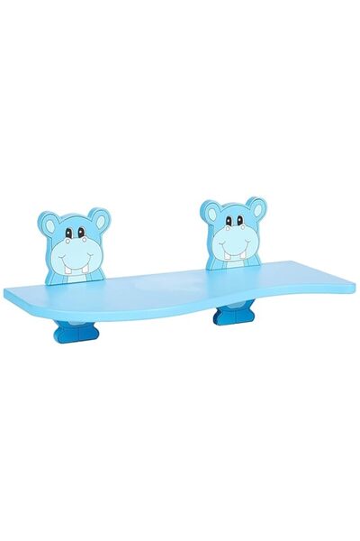 Generic Cameltough - Kid Shelf With 2 Animal Brackets-Blue Color - HTC-CT243