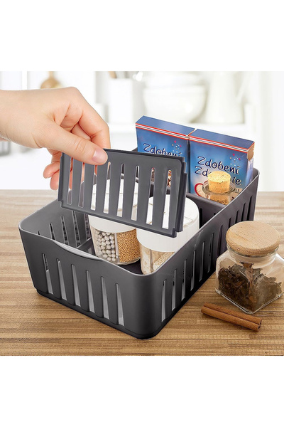 shumee Gray spice organizer container 24.5x16x8 cm