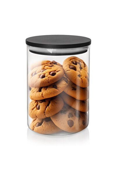 shumee Recipient de sticlă pentru produse vrac cu capac și sigiliu, 600 ml