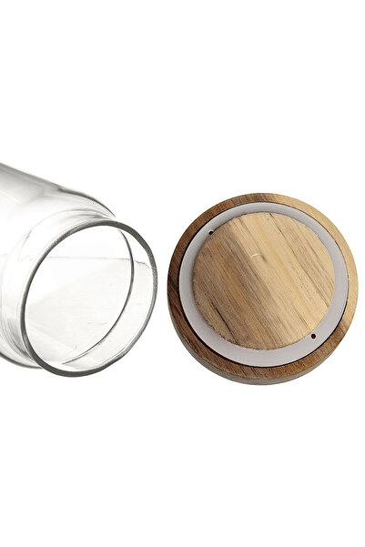 shumee Glass container for bulk products with lid and seal, 500 ml